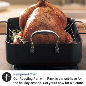 The Pampered Chef Roast Pan